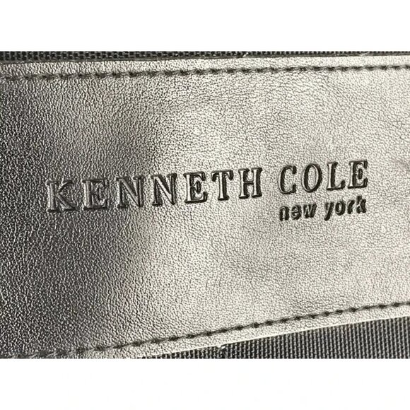 Kenneth Cole New York Unisex Black Canvas Zip Around Double Handles Laptop Bag - Picture 10 of 10